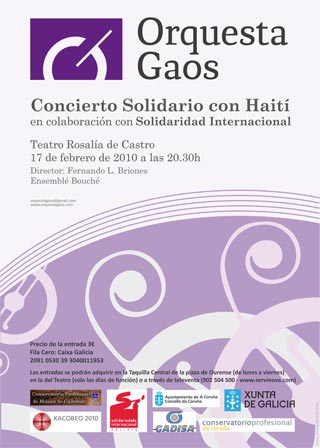 Orquesta Gaos - Concerto Solidario con Haití